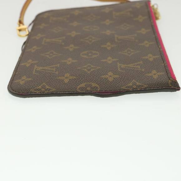 LOUIS VUITTON Monogram Neverfull MM Pouch LV Auth S104 - Picture 4 of 16